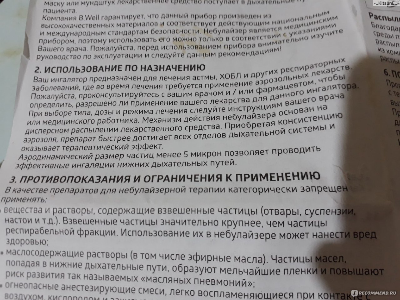 Ингалятор компрессорный (небулайзер) B.Well PRO-115 Паровозик - «Настоящее  спасение в сезон простуд» | отзывы