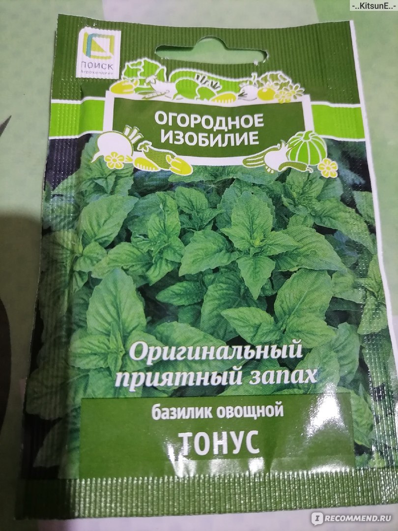 Семетра Базилик овощной Тонус - «Базилик, который смог вырастить человек, у  которого руки-крюки)🌱» | отзывы