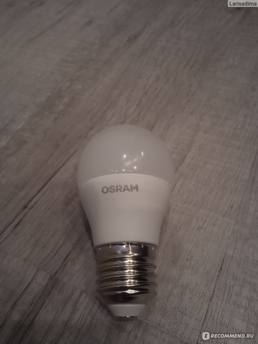 Светодиодная лампа OSRAM LVCLP60 - «Маленькая да удаленькая » | отзывы