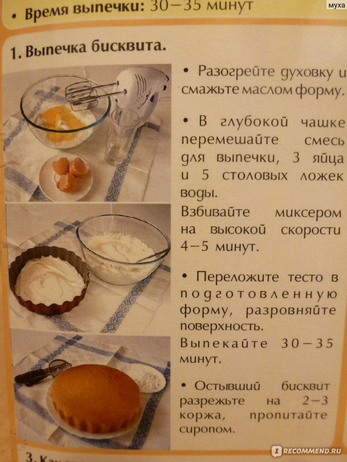 Рецепт бисквит из 8 яиц рецепт с фото пошагово