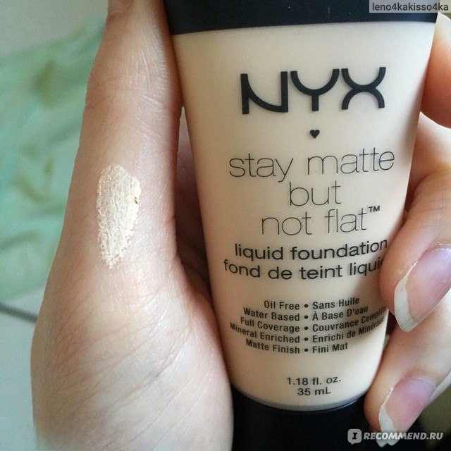 Тональный крем NYX Professional Makeup Stay matte but not flat - «Классный  » | отзывы
