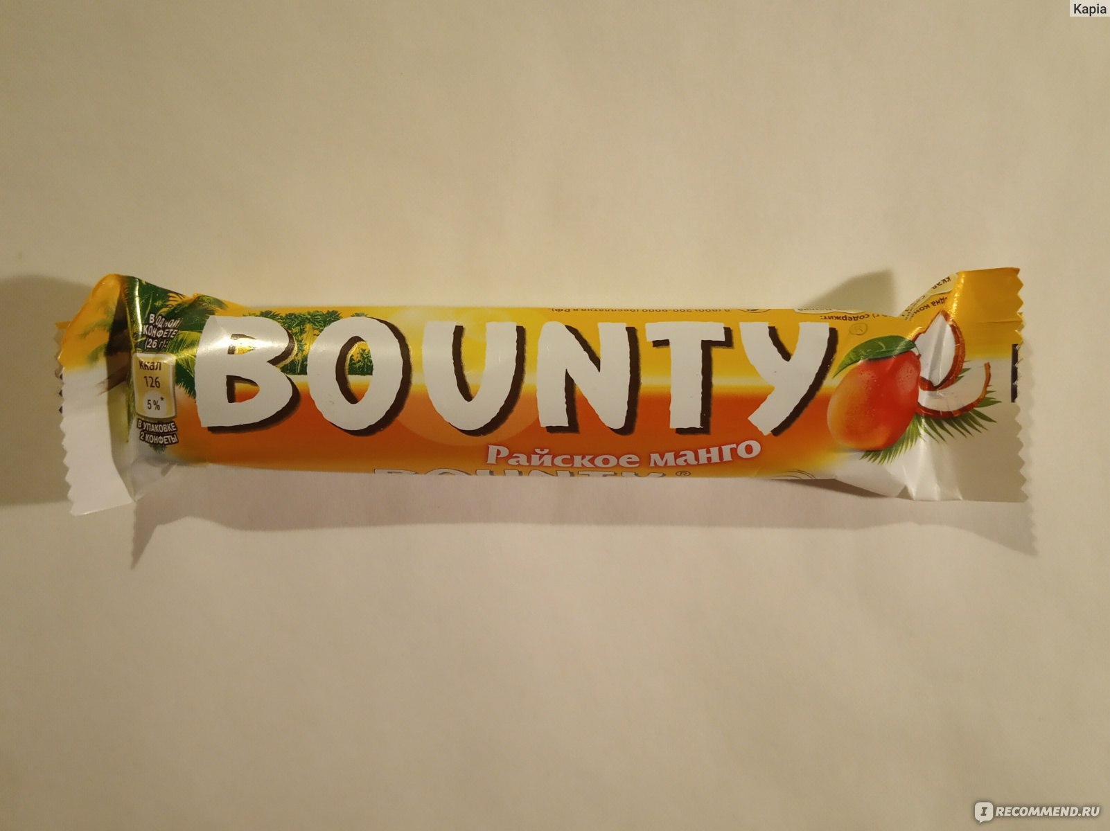 Bounty батончик ананас