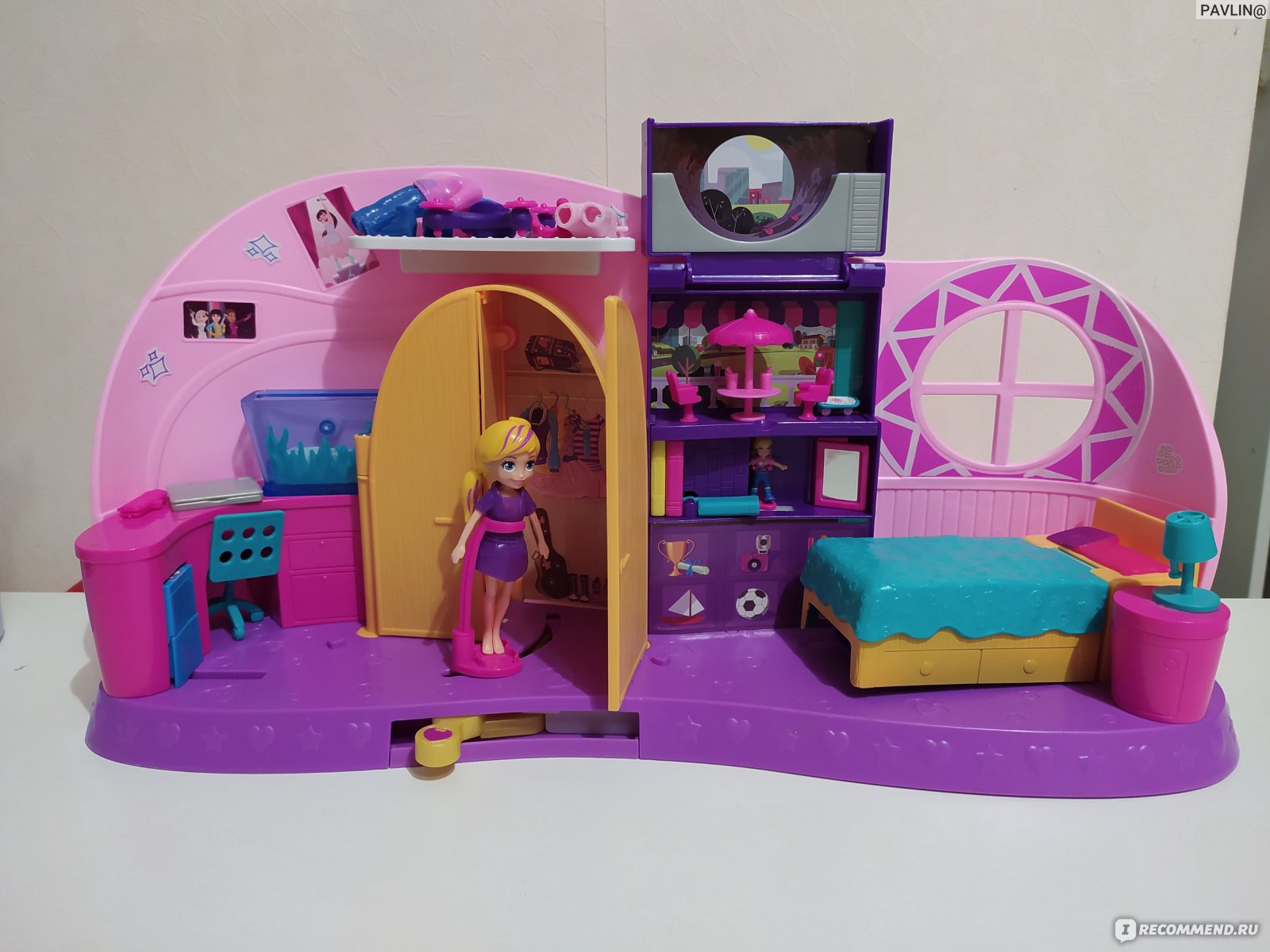 POLLY POCKET Набор игровой Go Tiny Комната FRY98 - «Девочки заценят! » |  отзывы