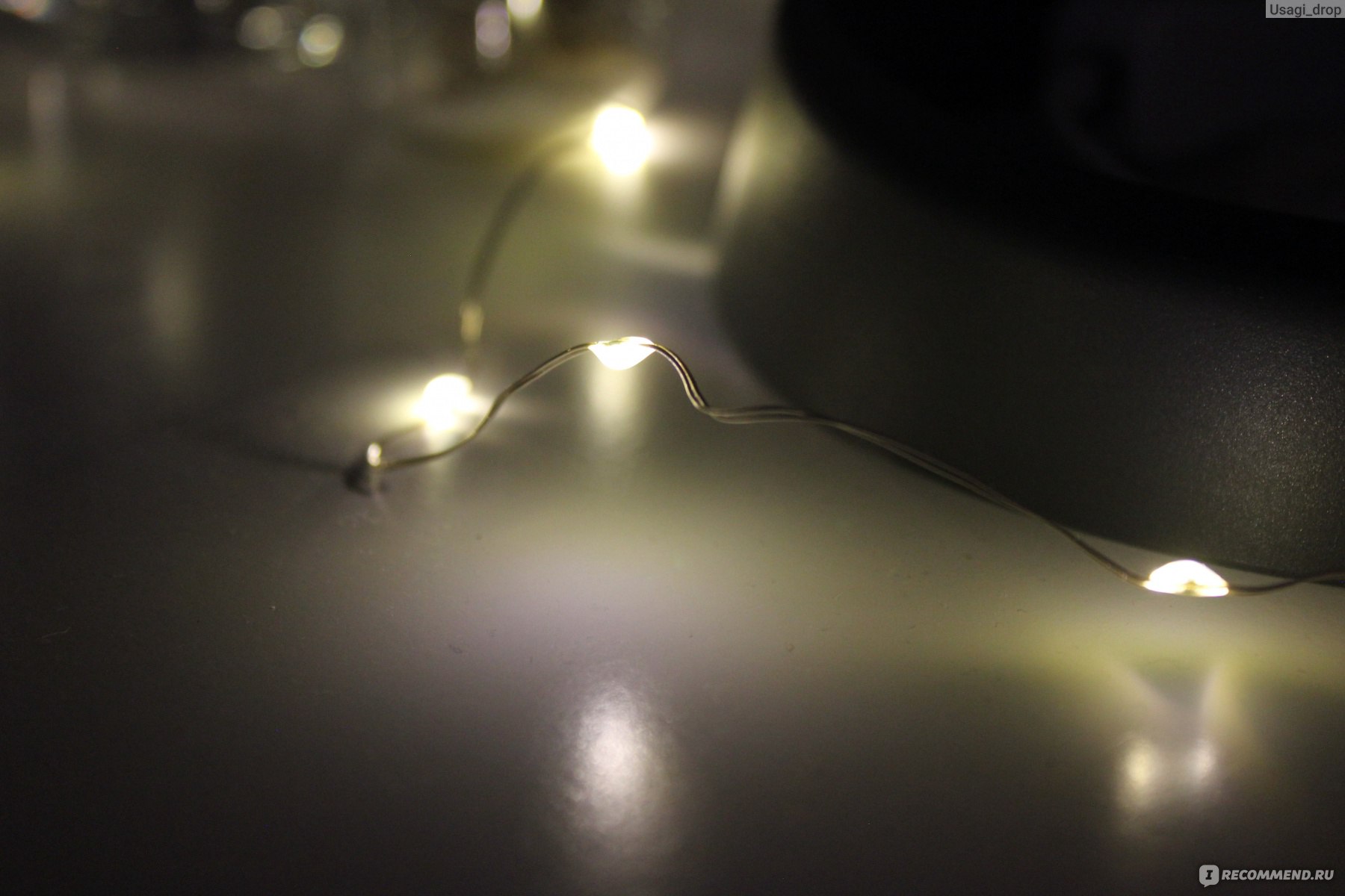 Электрогирлянда Christmas Lights Капли 0,95 м фото