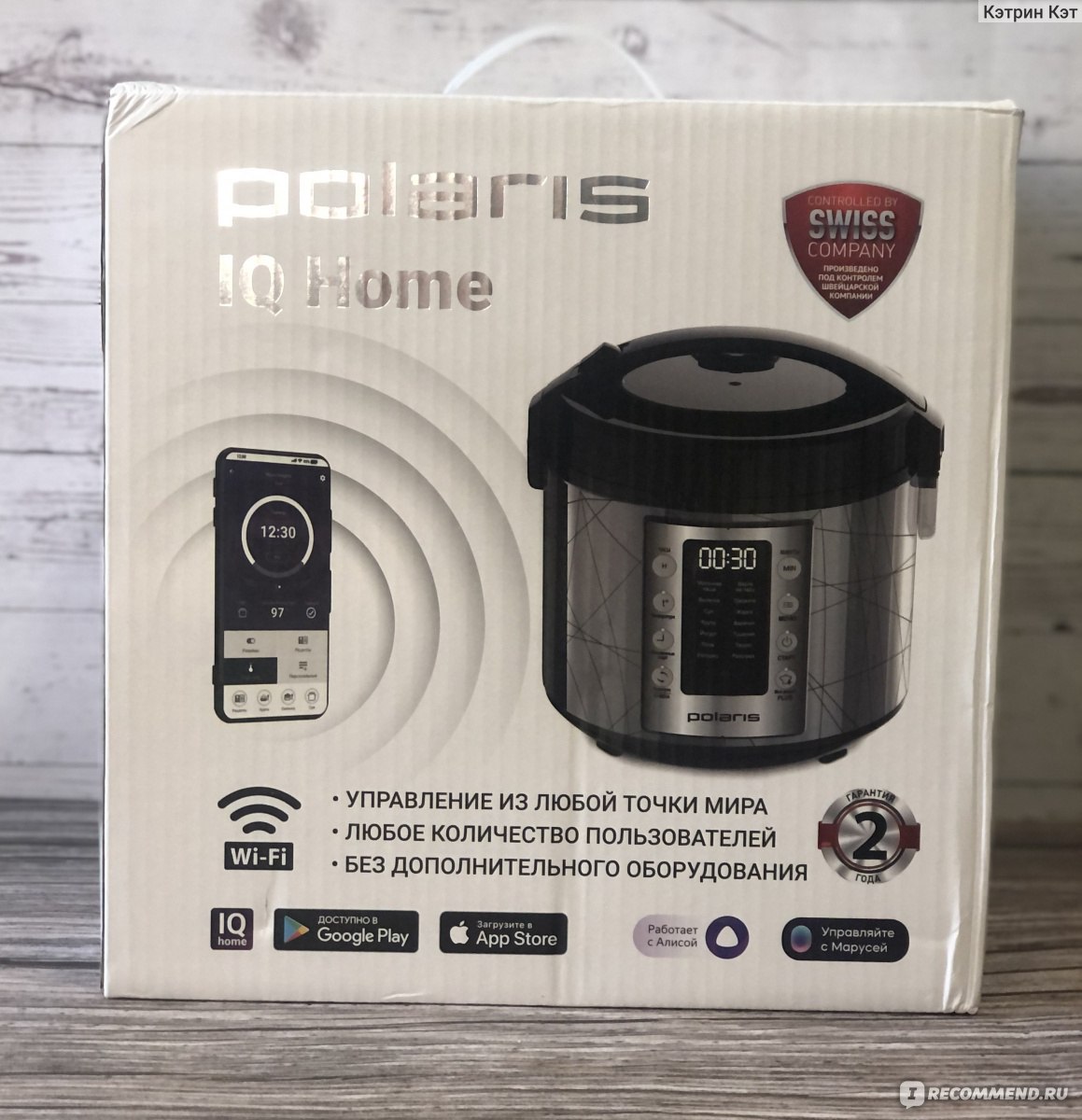 Мультиварка Polaris PMC 5020 Wi-Fi IQ Home - «Семейное Управление  Мультиваркой сидя на диване, на работе в офисе или на уроках через WI-FI.  История о том, как сварить гороховый суп за 40