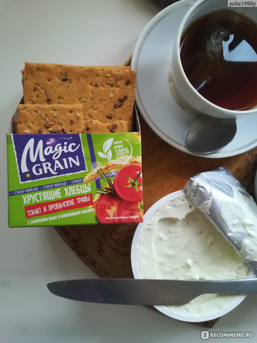 Хлебцы Magic Grain "Томат и прованские травы" с семенами льна и оливковым маслом, 160 г фото