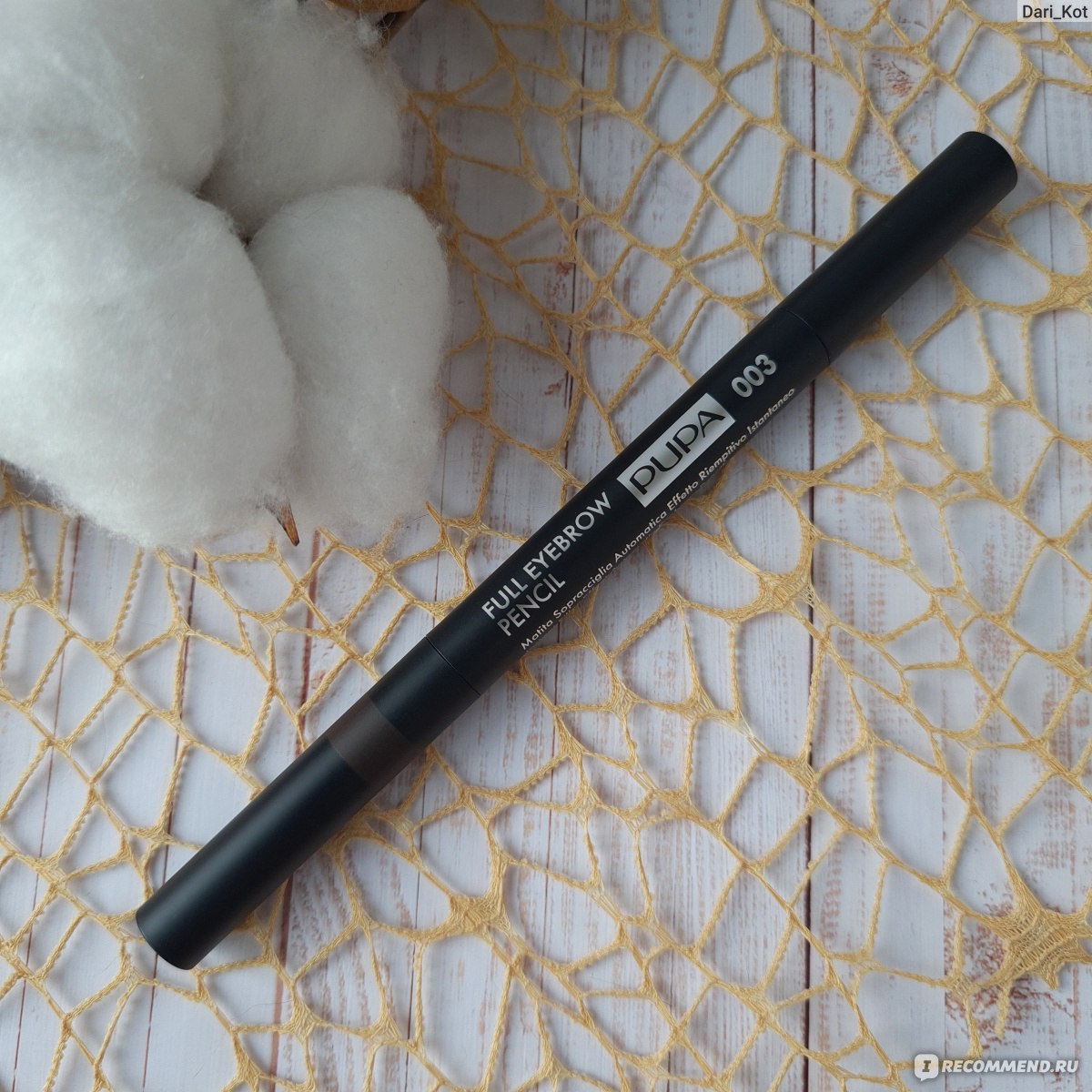 Карандаш для бровей Pupa Full Eyebrow Pencil фото