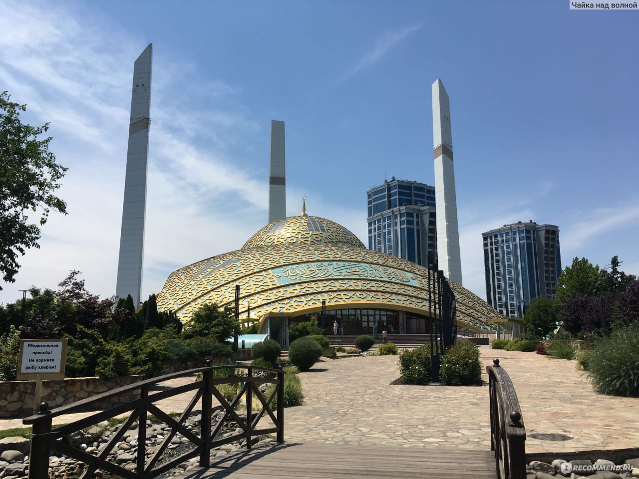 Мечеть сердце матери в Грозном фото