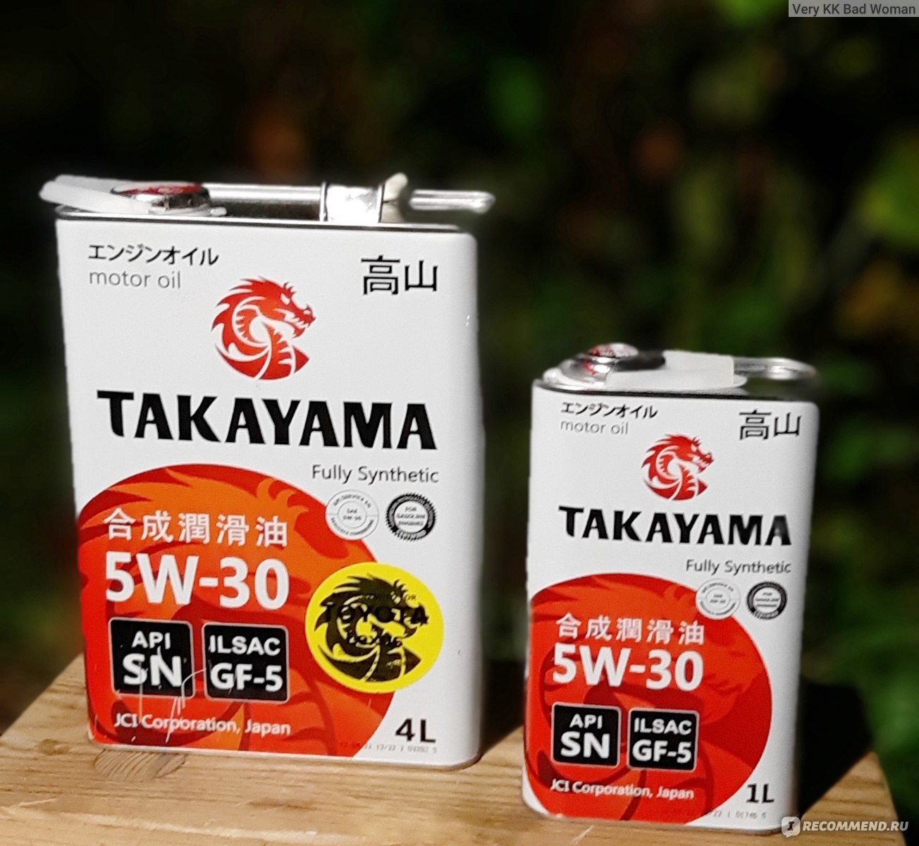 Моторное масло Takayama SAE 5W-30  отзыв