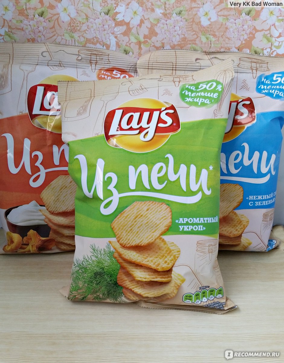 Чипсы lays из печи