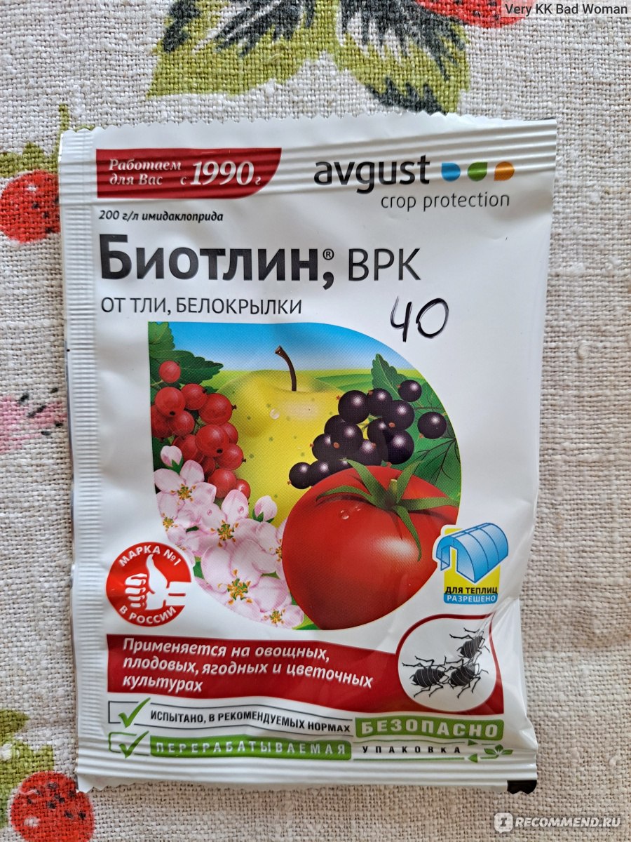 Инсектицид Биотлин, ВРК - «Засилье тли на розах, чубушнике и смородине.  Биотлин спасёт от нашествия вредителей. Фото До и После. » | отзывы