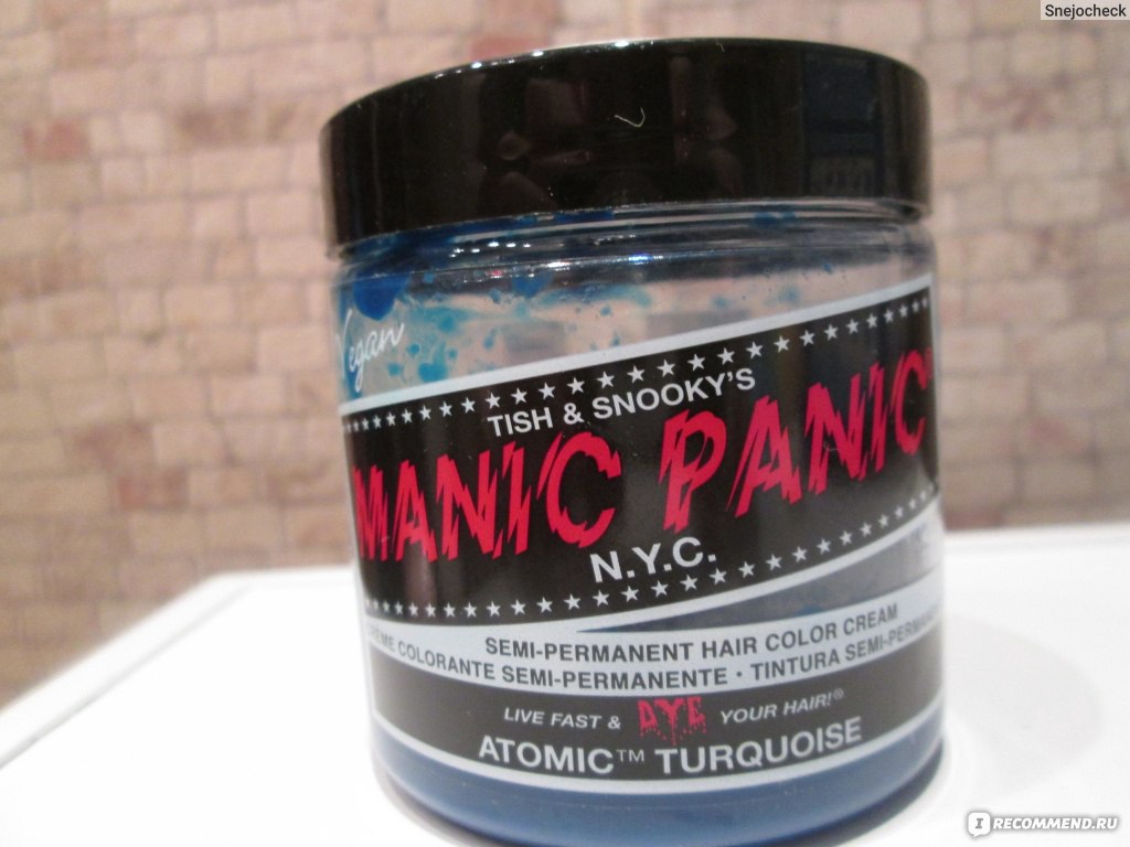 Краска для волос Manic Panic - «Девушка с голубыми, зелёными и синими  волосами + фото, отзыв изменён» | отзывы