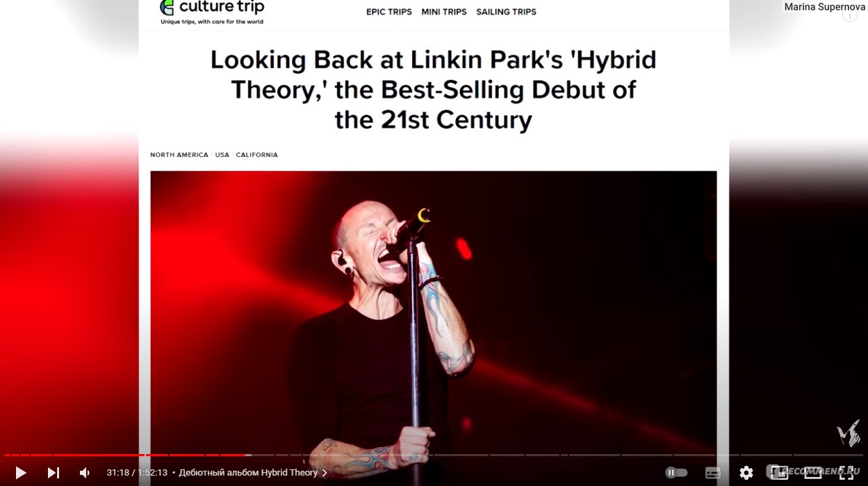 Linkin park - «Группа, которая оставила большой след в музыкальной  индустрии и помогла многим людям найти себя...Она навсегда остаётся в  сердце у тех, кто послушал хоть несколько их песен...И моя симпатия к