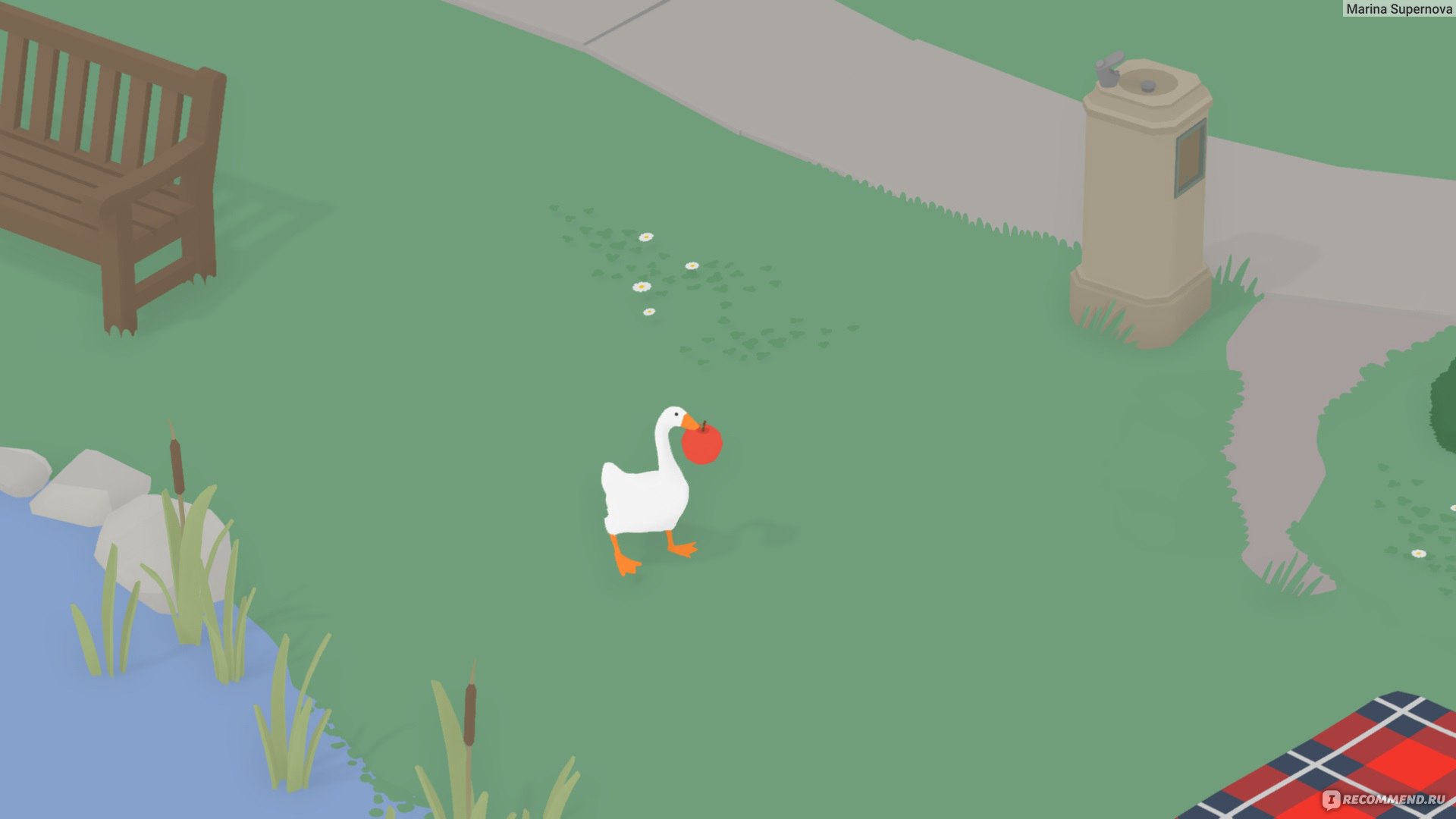 Untitled Goose Game - «Весёлые будни пернатого разбойника...» | отзывы