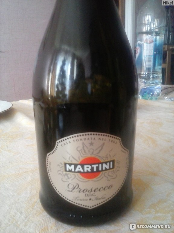 Игристое вино Martini Prosecco (Мартини Просекко) фото