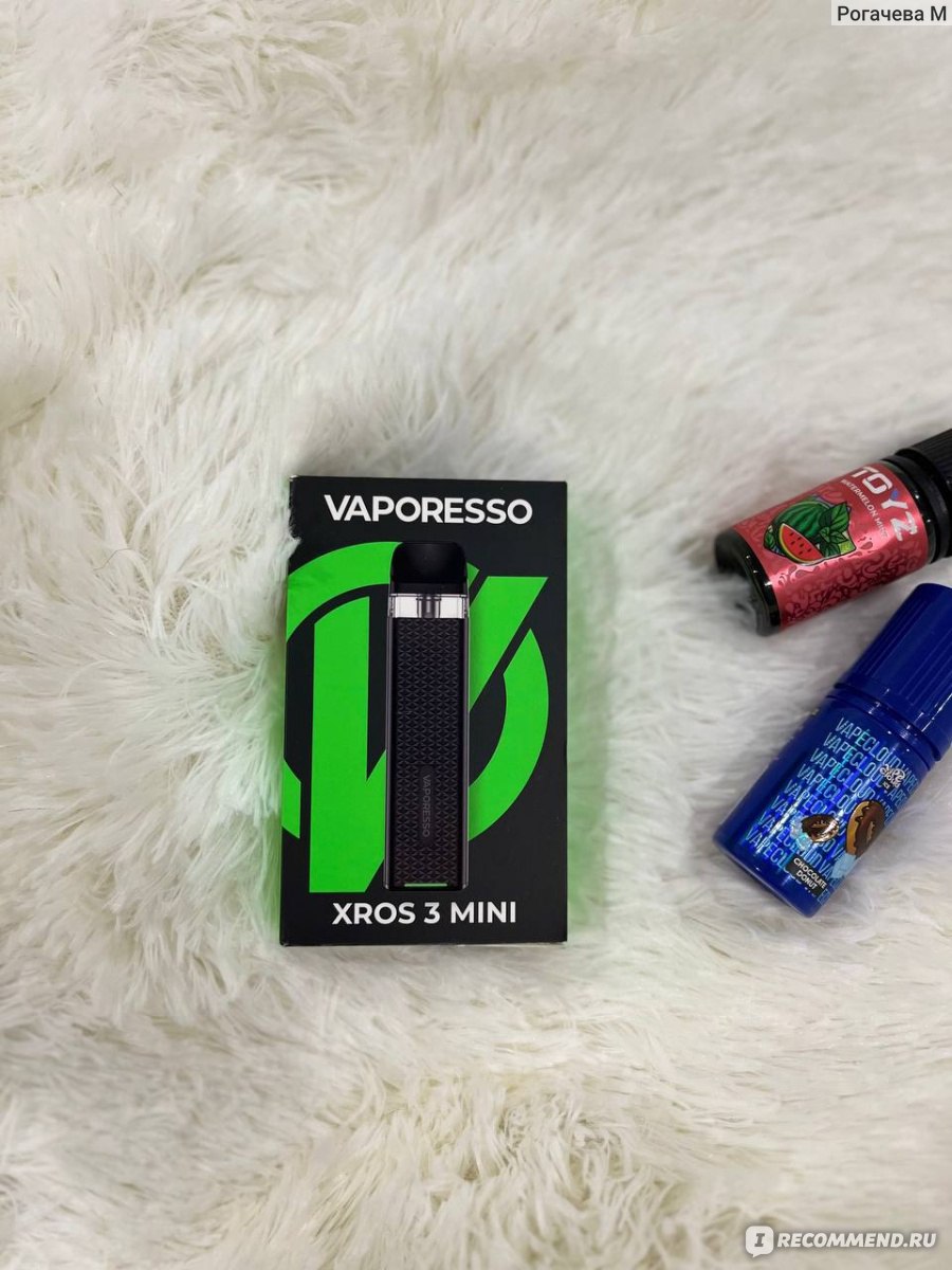 Электронная сигарета Vaporesso xros 3 mini - «А оказывается, я еще и курю.  Маленькая и удобная сигарета, поместиться в любой карман.» | отзывы