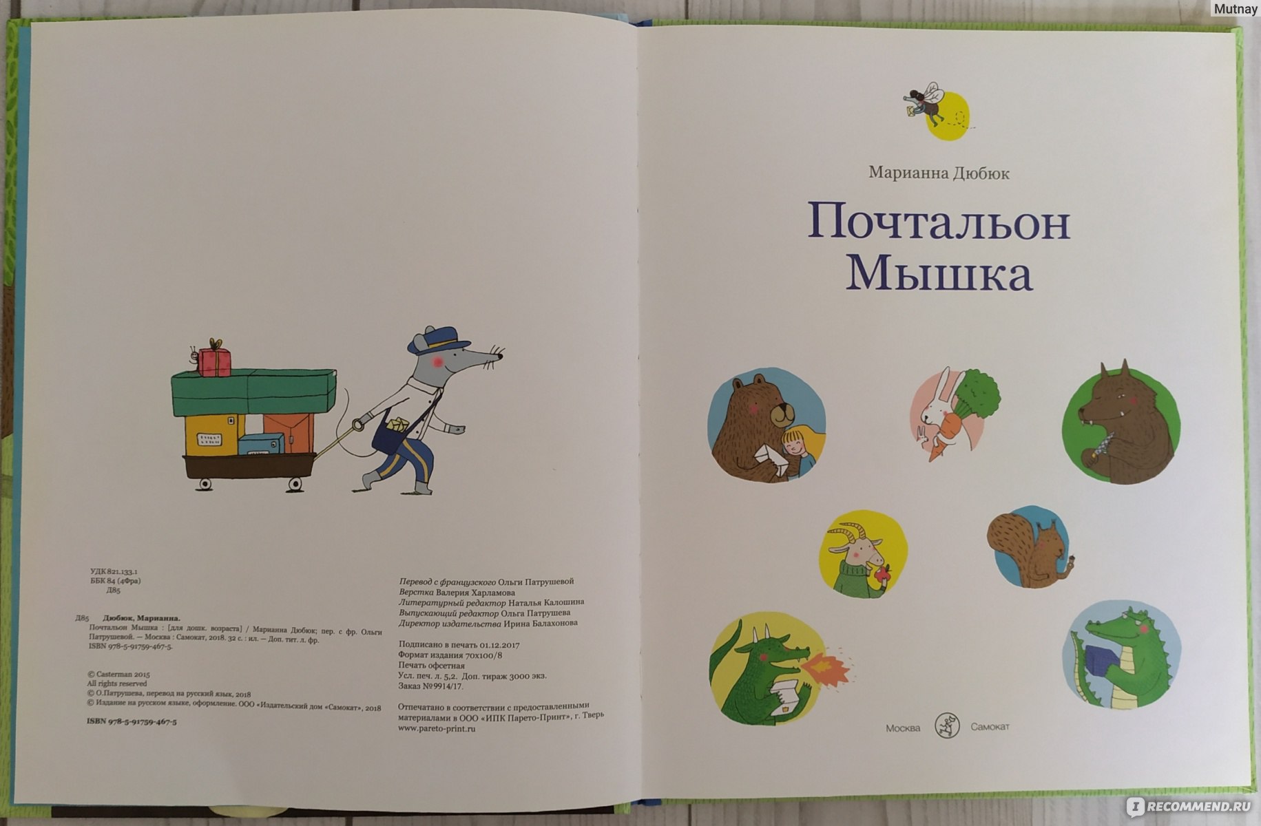 Почтальон Мышка. Марианна Дюбюк - «Красивая книга с яркими иллюстрациями» |  отзывы