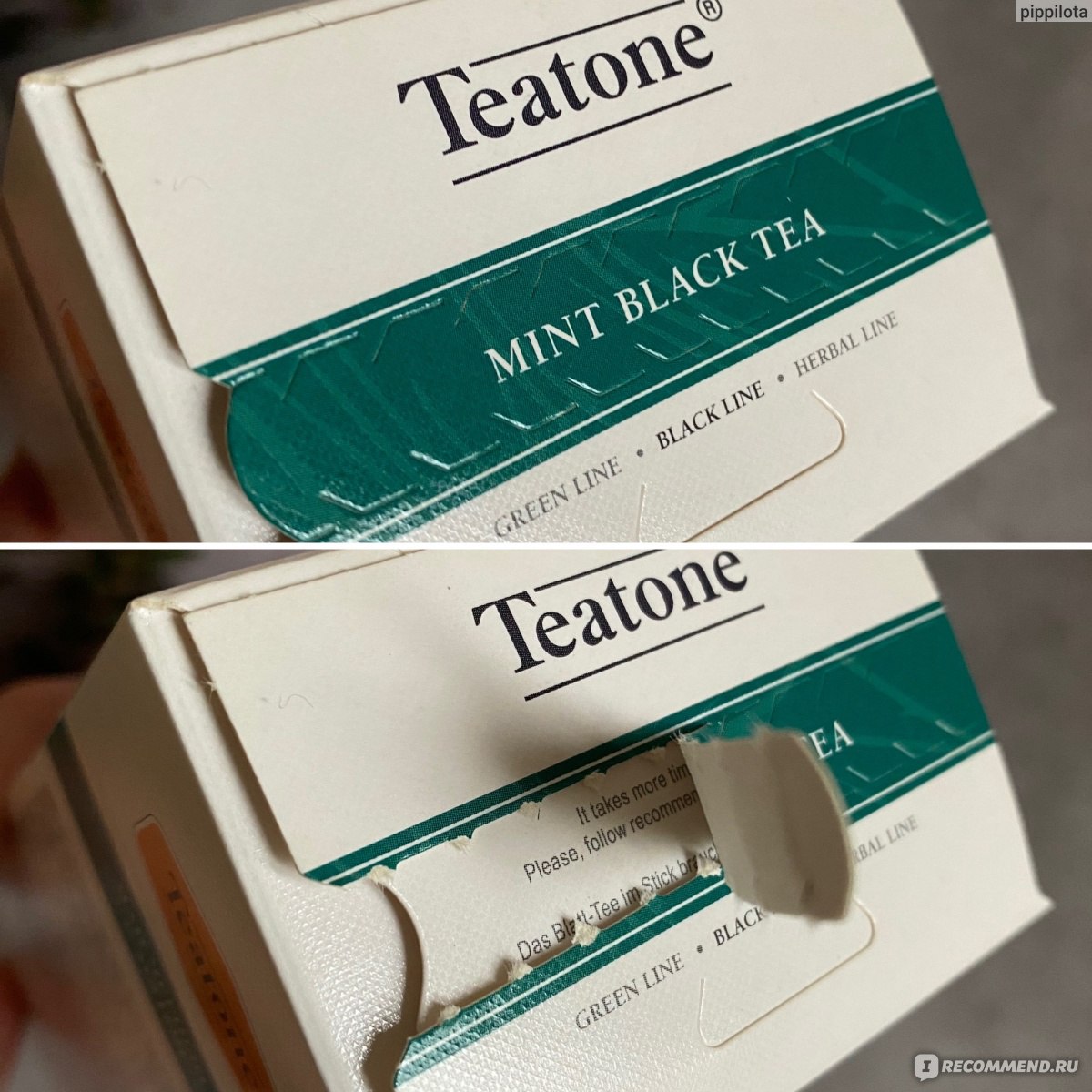 Чай черный в стиках Teatone с мятой - «Любимый вкус чая Teatone ...
