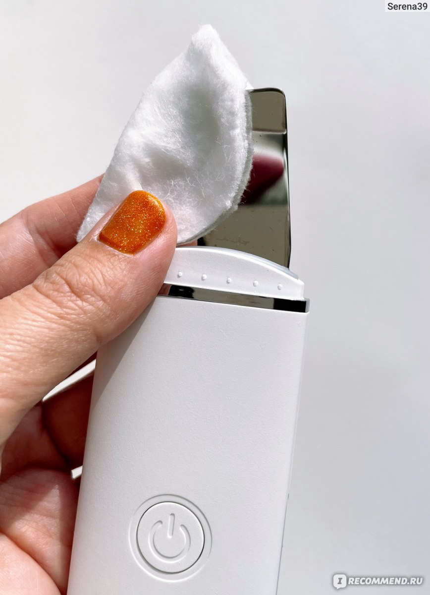 Аппарат для ультразвуковой чистки лица Aliexpress Xiaomi Ultrasonic Scraper for Skin, Vibrating Blade for Removing black dots, Cavitation peeling, Lifting фото