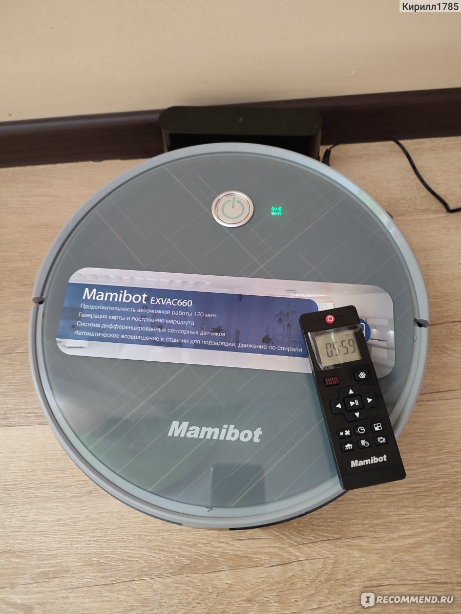 Робот-пылесос Mamibot EXVAC660 Platinum robot vacuum cleaner - «Без него  хорошо, но с ним лучше » | отзывы