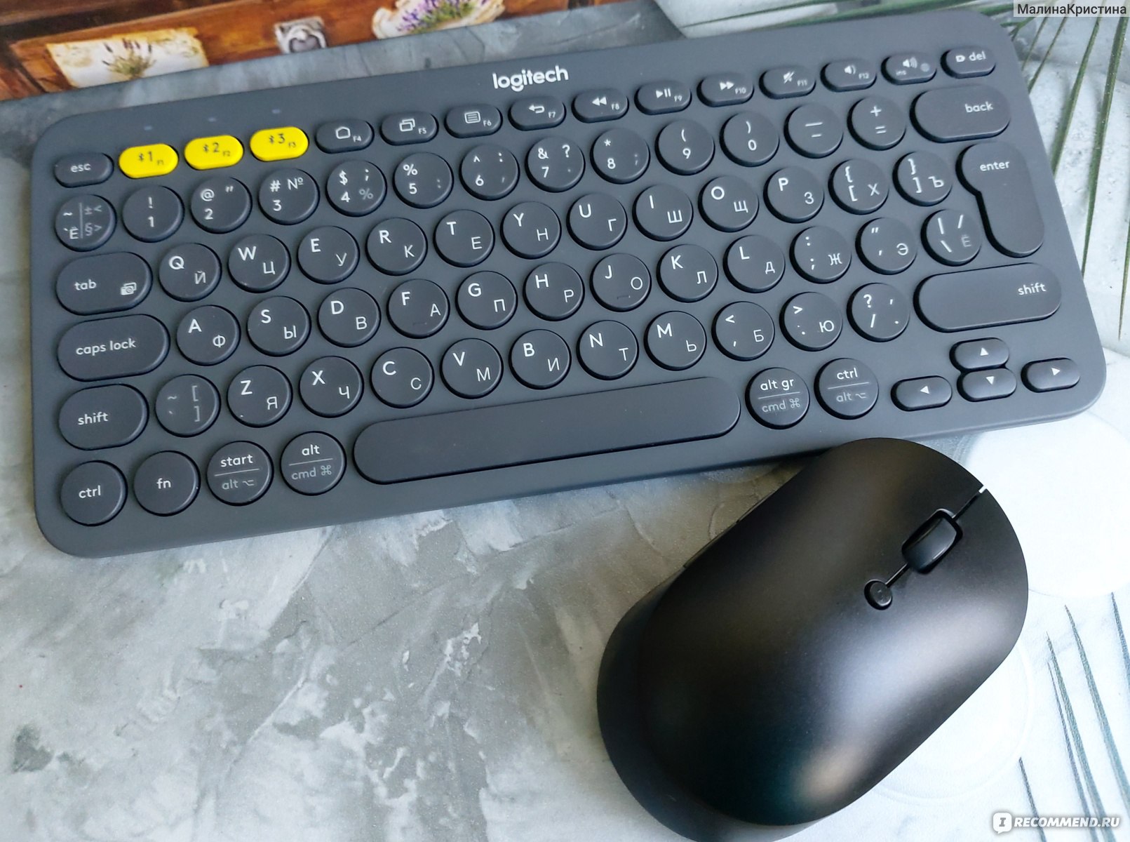 Bluetooth-клавиатура Logitech K380 - «Bluetooth-клавиатура Logitech K380 -  помощница при работе в дороге» | отзывы