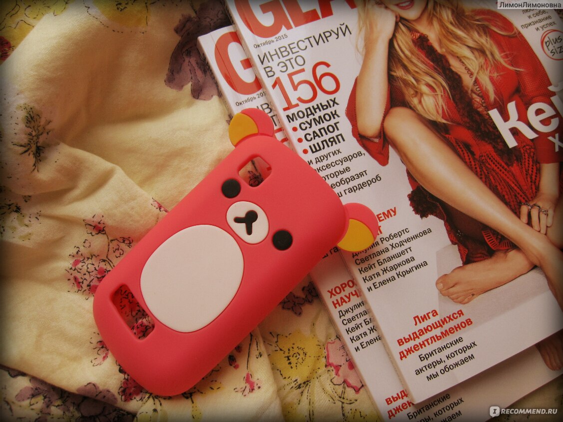 Чехол для мобильного телефона Aliexpress Hotsale Cute Easily bear Phone  Case for Nokia Asha 200 , High Quality Cell Phone Case Silicone -  силиконовый чехол - бампер для Nokia Asha 200. - «