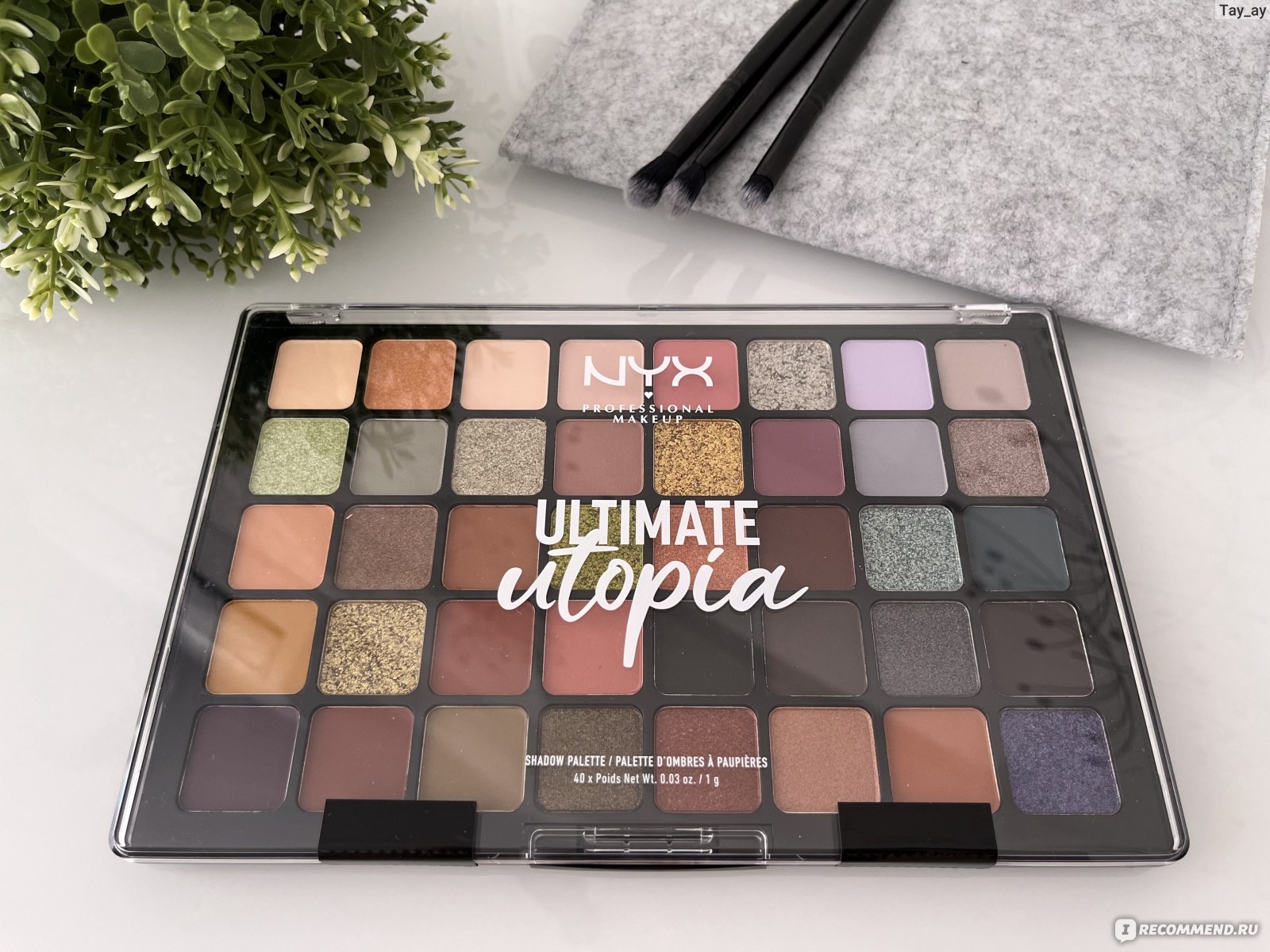 Палетка теней для век NYX Professional Makeup Ultimate Utopia shadow  palette - «Моё преображение с новой палеткой ULTIMATE utopia от NYX.  Свотчи. Макияжи. И нестандартный недочёт 40 оттенков.» | отзывы