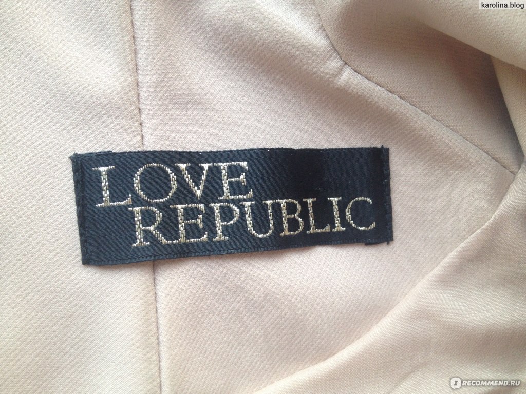Платье LOVE REPUBLIC (Бежевое) фото