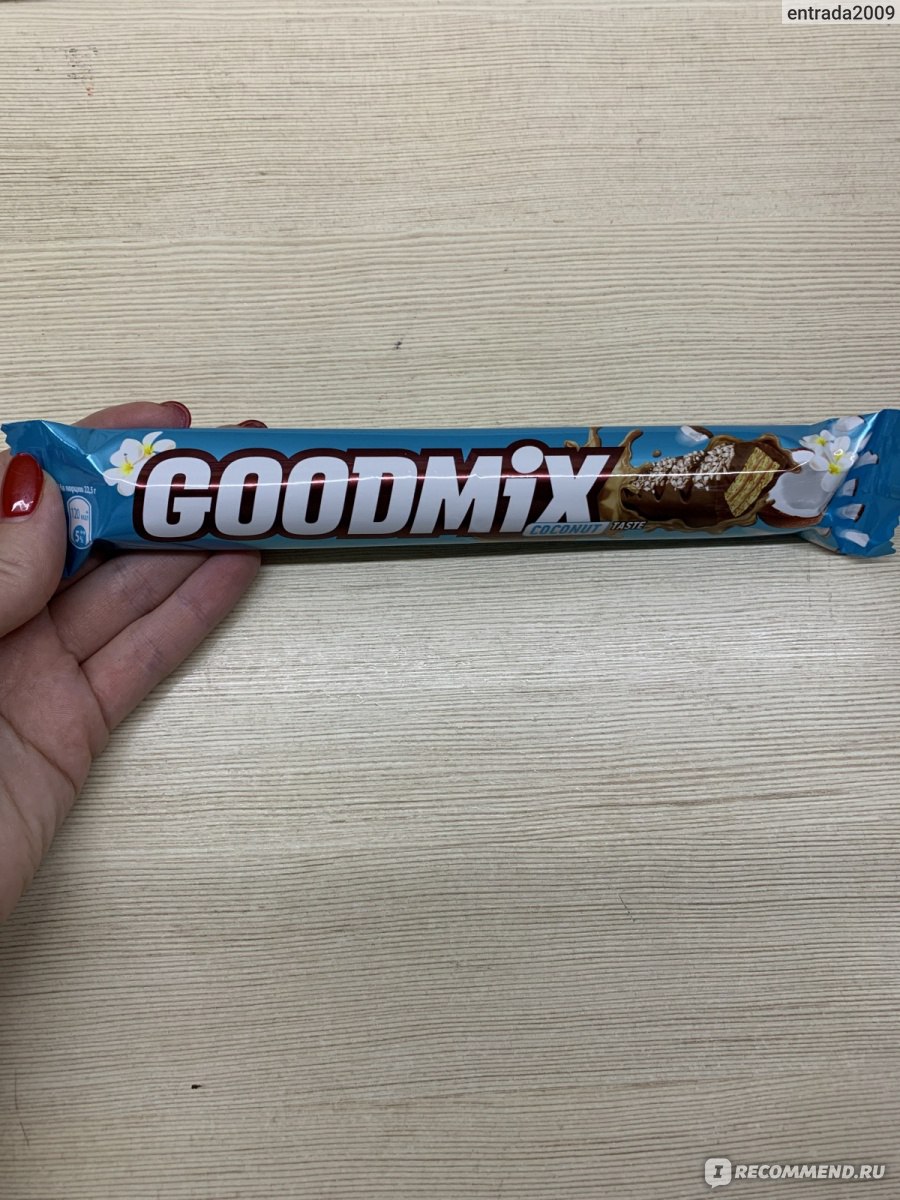 GOODMIX ШОК батончик Кокос