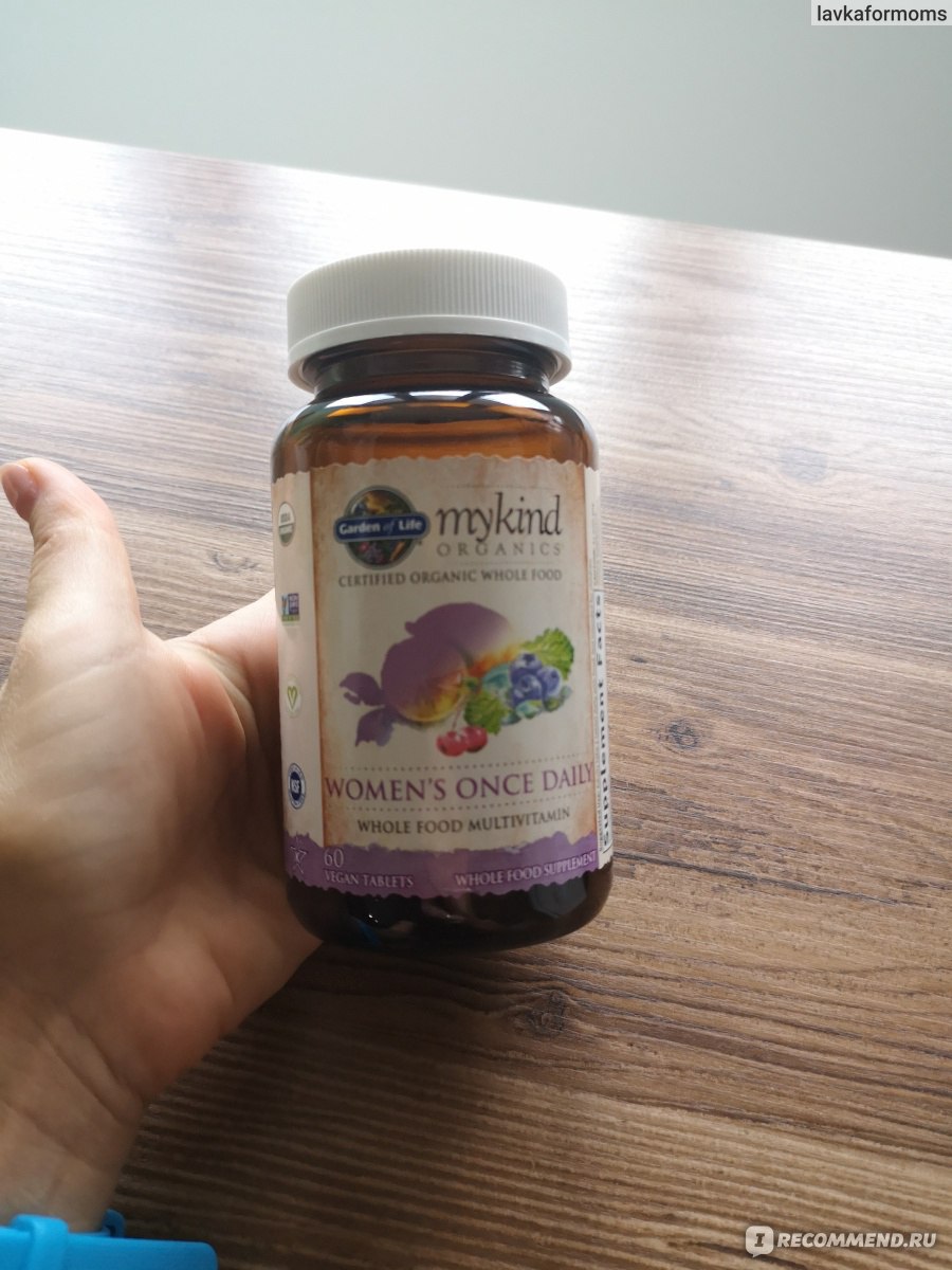 Витамины для женщин KIND Organics, Women's Once Daily, 60 веганских ...