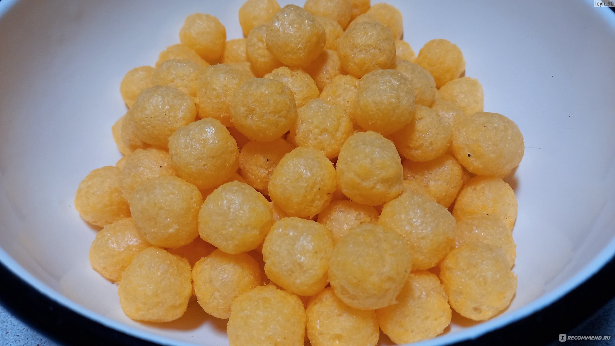 Кукурузные шарики со вкусом сыра РУССКАРТ СЫР BALL - «чипсы вкуснее ...