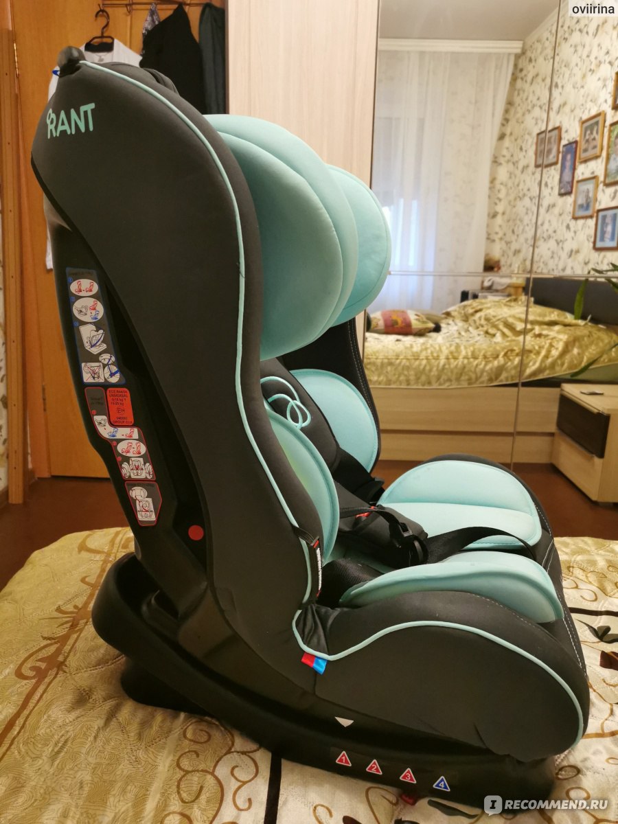 Детская безопасность Rant Автокресло Fiesta lake blue бирюза группа 1-2 ...
