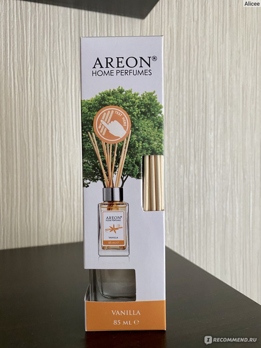 Ароматический диффузор Areon Home Parfume - Vanilla - «Стильный аромат для  дома за невысокую стоимость. Создает уют дома и украшает интерьер⭐️Точно  понравится всем любителям сладких ароматов» | отзывы