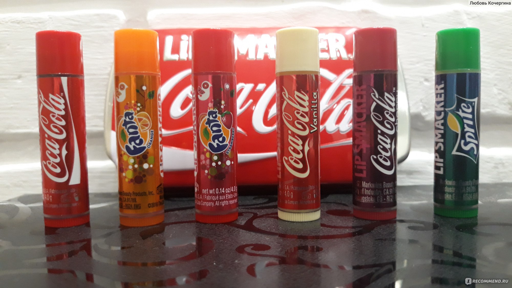 Бальзам для губ Lip Smackers Coca Cola «Сладенькие отзывы