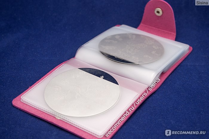 Кейс для хранения дисков для стемпинга Oshine Beauty (OB Nails) - Stamping Big Plate Folder / Holders / Cases (Кейс большой для хранения пластин и дисков 7 см для стемпинга) фото