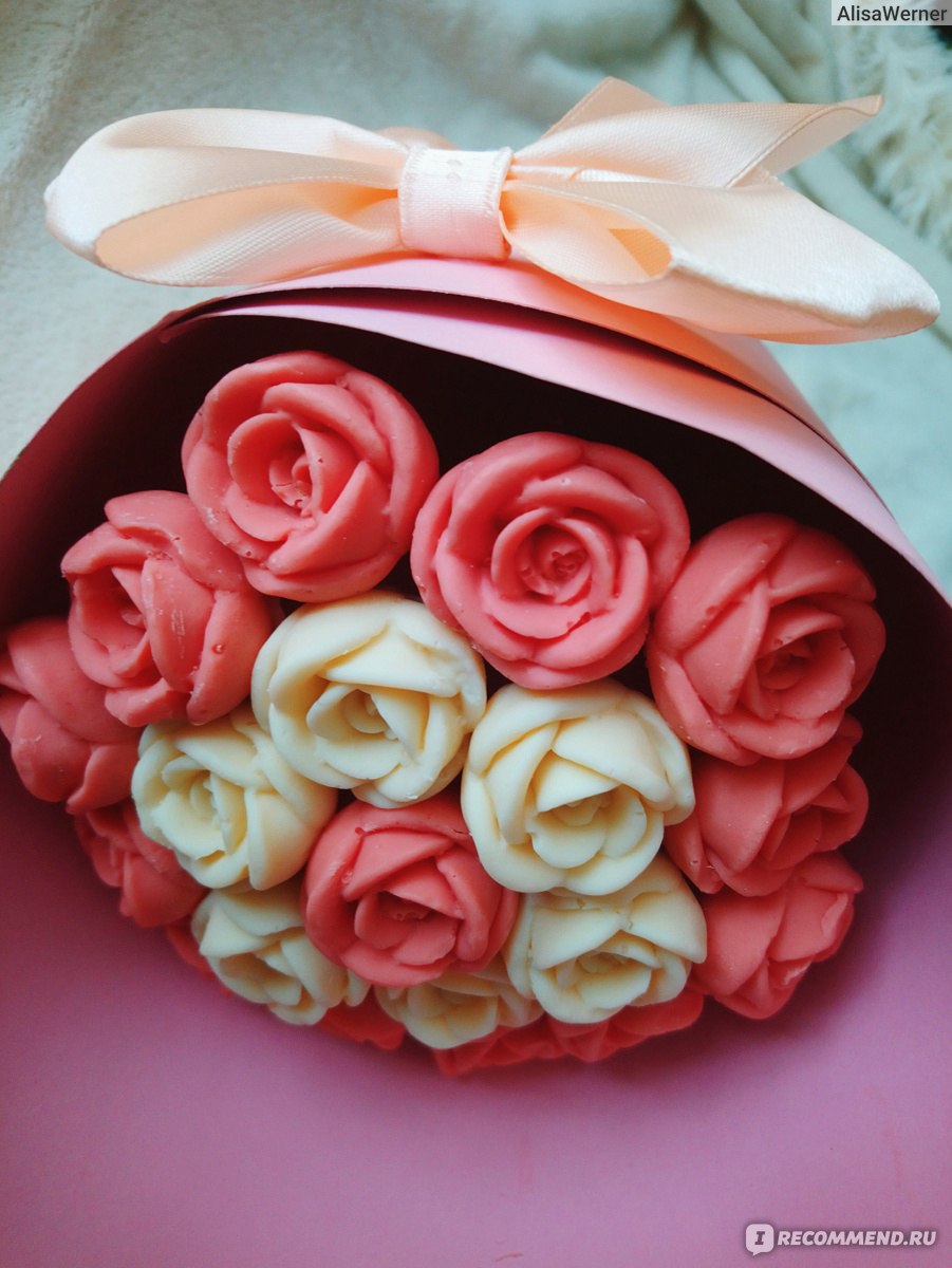 Букет Из Шоколадных Роз Фото