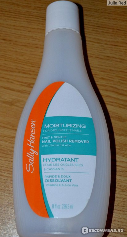 Жидкость для снятия лака Sally Hansen MOISTURIZING (увлажняющая, для ...