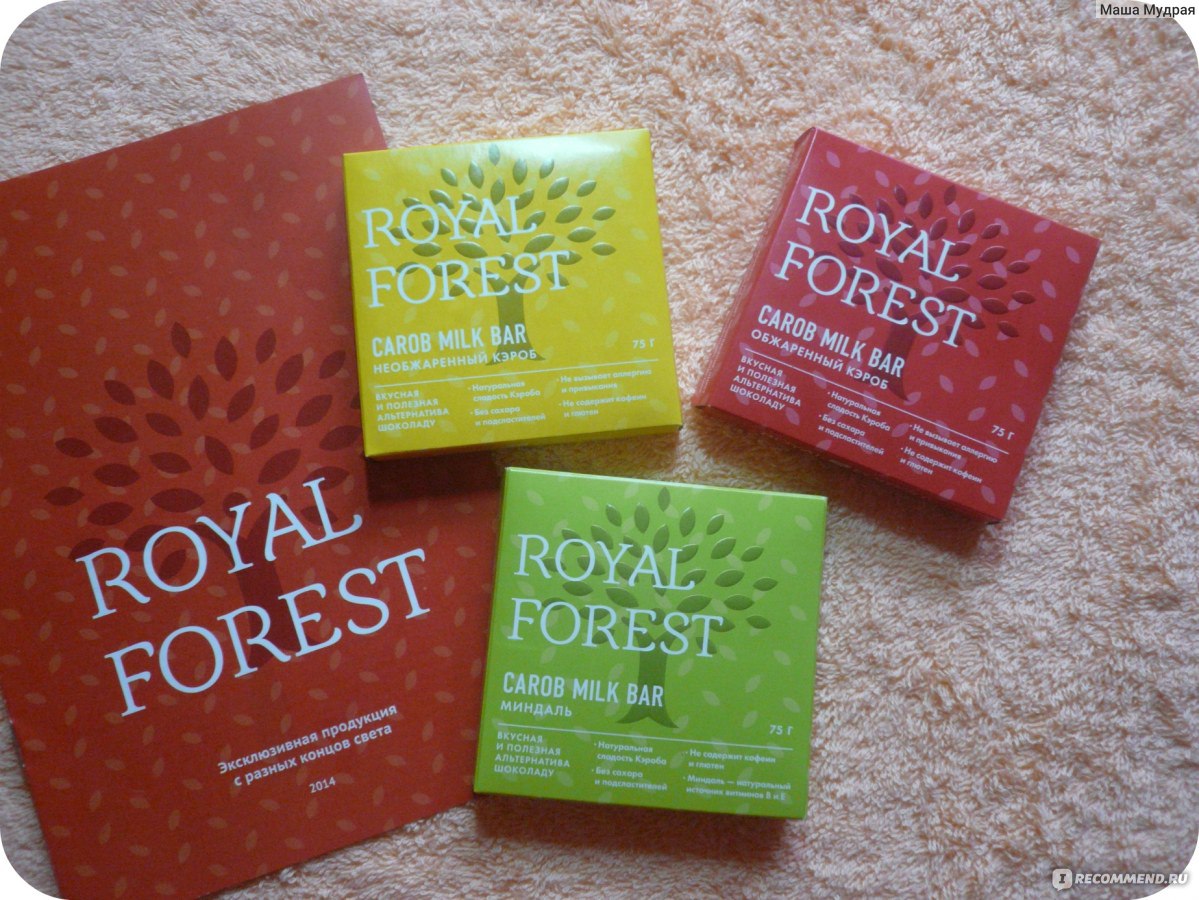 Шоколад Royal Forest White Vegan