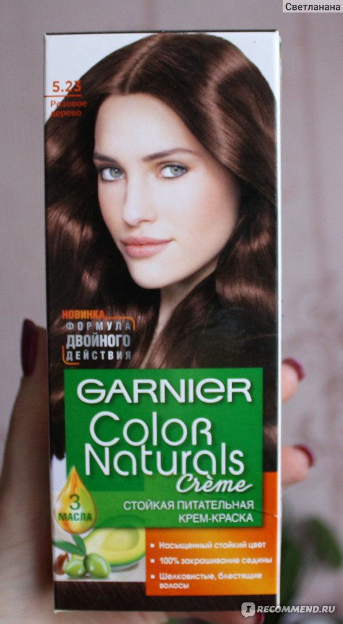 Краска для волос color naturals оттенок 5 23 розовое дерево