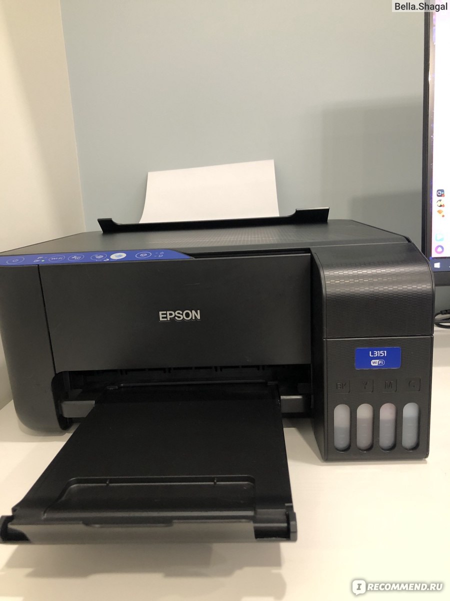 МФУ Epson L3151 - «Симпатичный, умненький, но капризный. Качество печати  фото посредственное.» | отзывы