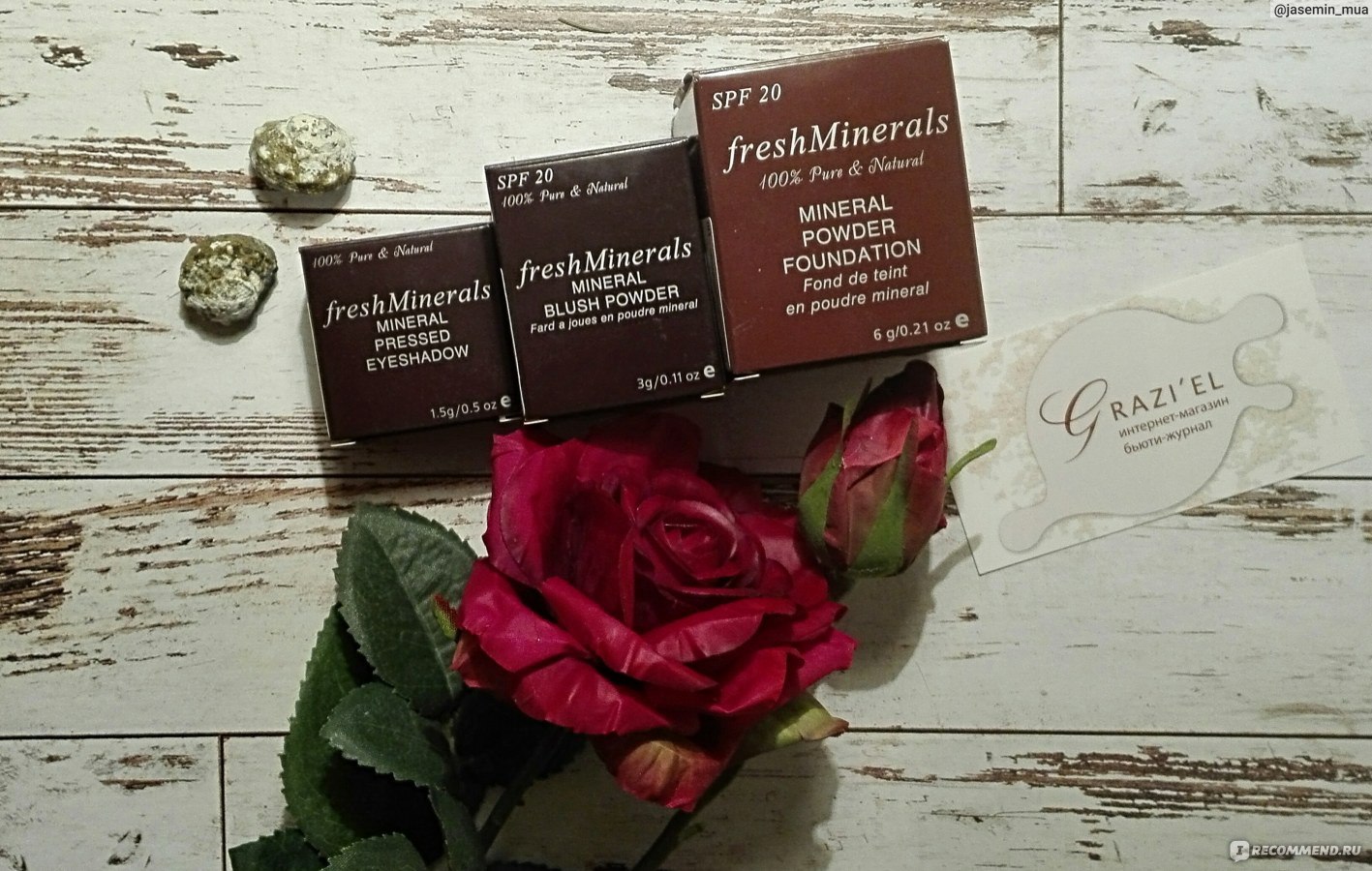 Минеральные румяна FRESHMINERALS Mineral Blush Powder SPF 20 ...
