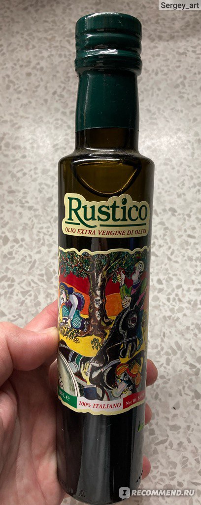 Оливковое масло Rustico Extra Virgin 100% Italian 250 мл Dorica ...