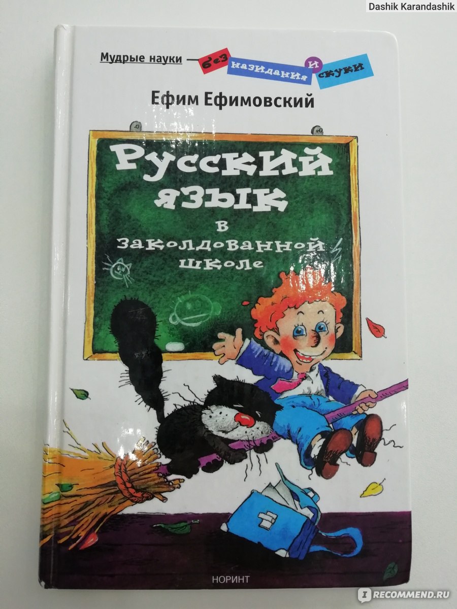 Русский язык в заколдованной школе. Ефим Ефимовский - «Учебник по русскому  в стихах. Как Баба Яга двоечников грамоте учила в заколдованной школе.  Много фото страниц» | отзывы