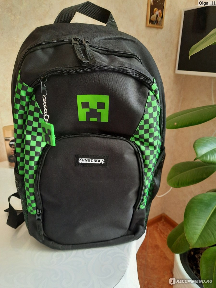 Рюкзак Minecraft Creeper - «Рюкзак в стиле игры Майнкрафт ( Maincraft ...