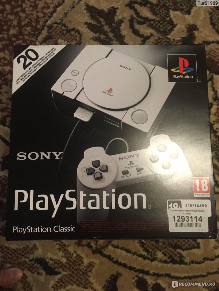 Портативная игровая консоль Sony PlayStation Classic - «Ностальджи ...