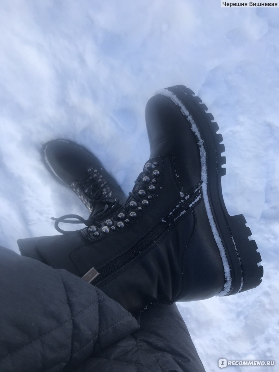 Ботинки Pierre Cardin женские зимние BH19AW-12: цвет черный, арт. №25707160, Kari - «Протектор + женственность \u003d да, мне нравятся ботинки измагазина «Kari»! Моя зимняя обновка в конце сезона %💍»