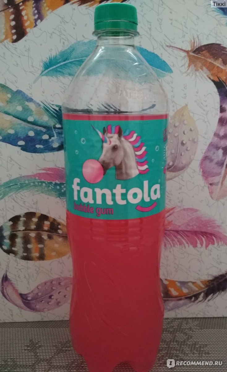 Напиток безалкогольный сильногазированный Черноголовка Fantola bubble gum -  «Приятный газированный напиток со вкусом и ароматом детского орбита😌  Отлично сочетается с фруктовыми зефирками💖» | отзывы