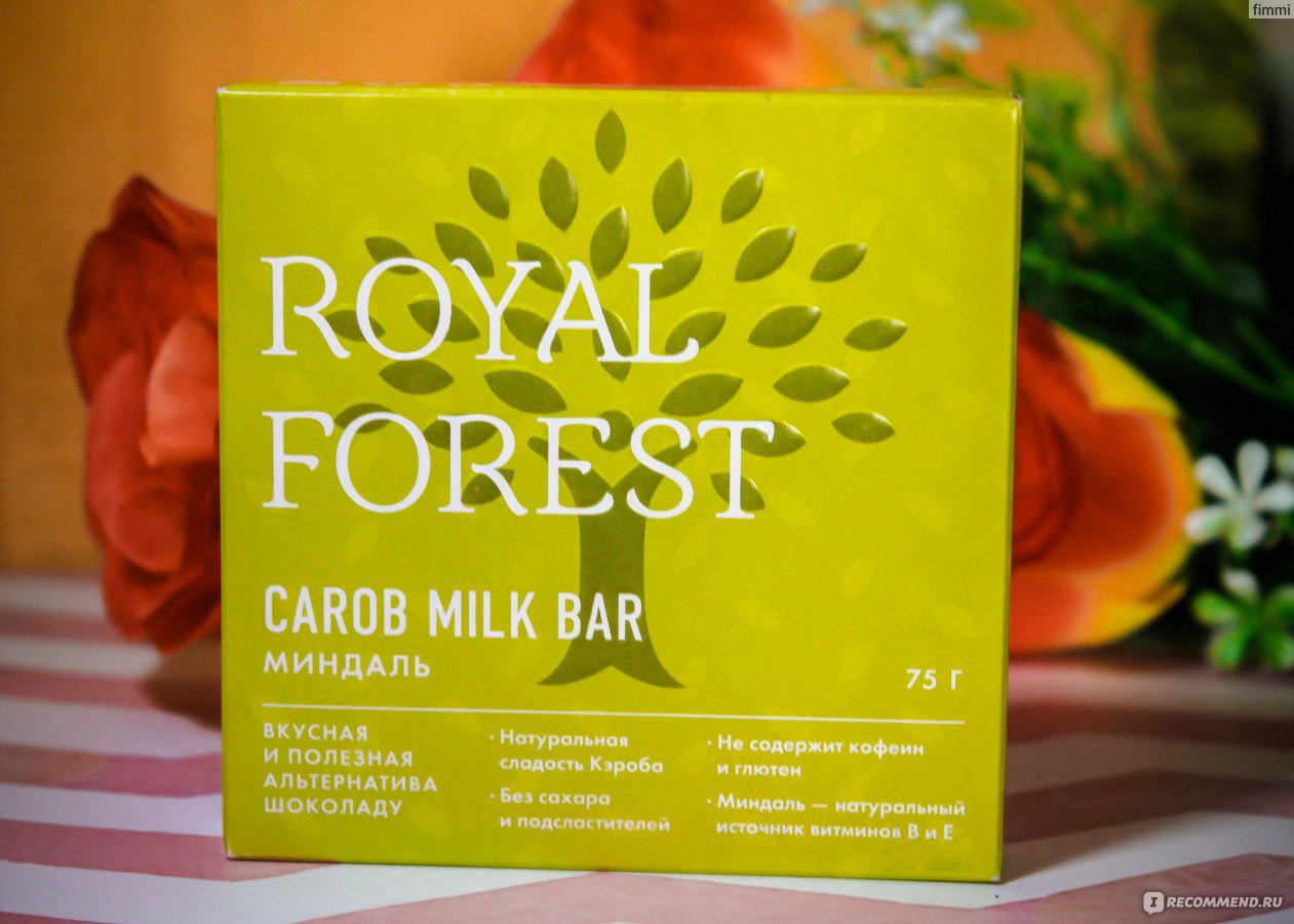 Royal Forest шоколад из кэроба