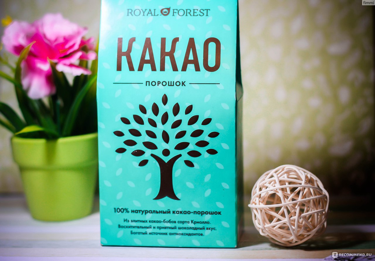 Какао порошок Royal Forest 200 г