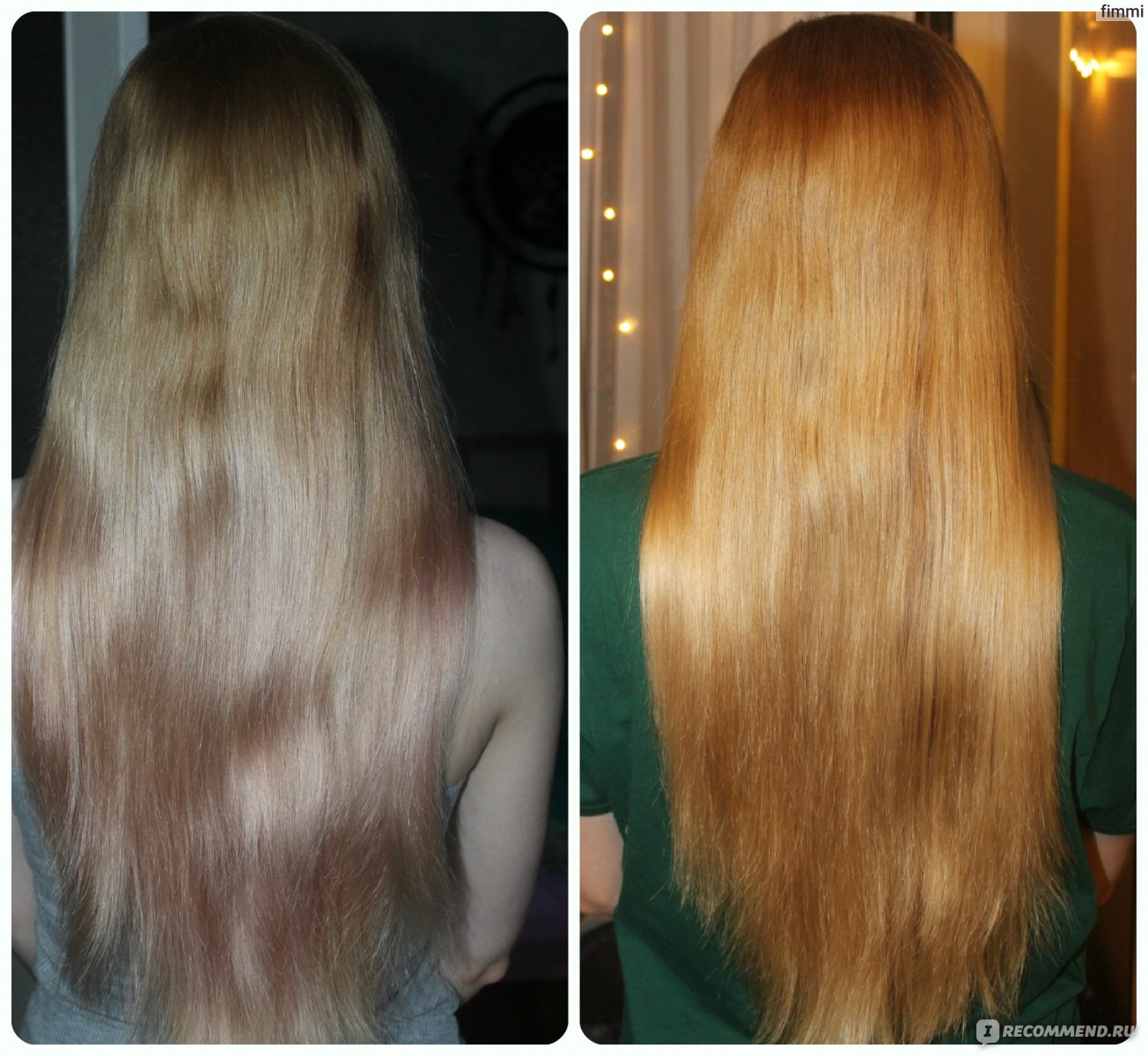Экранирование волос Эстель фото до и после